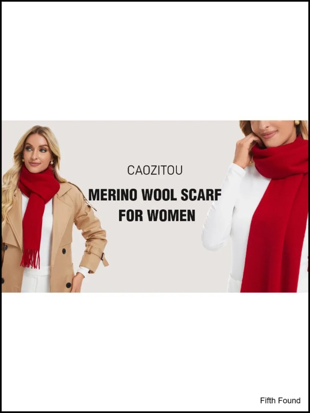Merino Wool Scarf Soft Warm Lightweight Winter Unisex 180x30cm